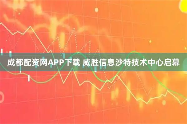 成都配资网APP下载 威胜信息沙特技术中心启幕